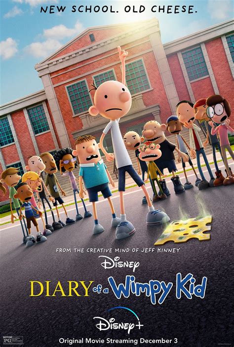 Diary of a Wimpy Kid is the Animated Adaptation of the book series of the same name by Jeff Kinney.It was released to Disney+ on December 3, 2021, with animation production by Bardel Entertainment.. It tells the story of an anxious kid named Greg Heffley who wants nothing more than to be popular among his peers, especially since he is starting middle …